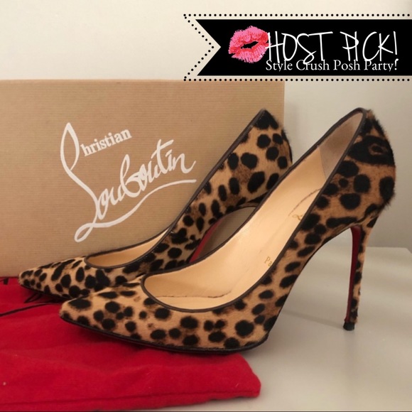Christian Louboutin Shoes - Christian Louboutin - Decollete leopard heels